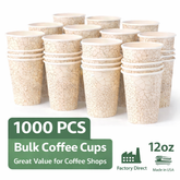 SOPARO 12 Oz Bulk Paper Coffee Cups – 1000 Count Disposable Hot Cups for Coffee Shops & Food Service
(Free Shipping)Save $10 with Local Pickup