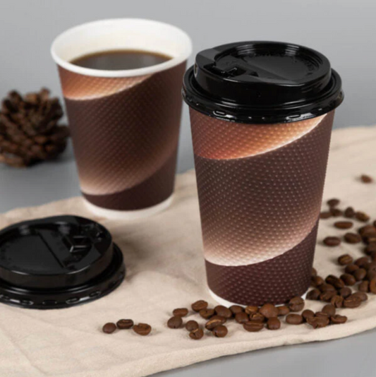 Custom Printed Coffee Cups – 200 Pack