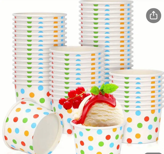 The stacking and storage advantages of custom-made round ice cream cups