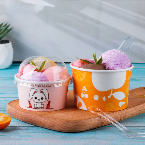 Customizable Ice cream cup 200 Pack.Save $10 with Local Pickup