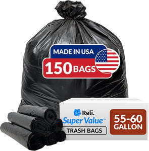 Trash Bag (55-60 Gallons) 35x56inches 200 Pack