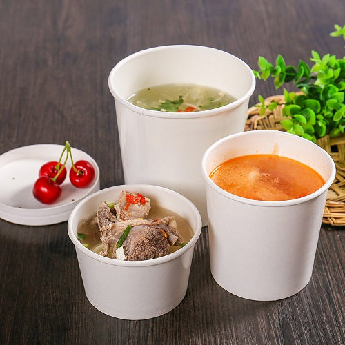 Paper Soup Containers – 1,000 Pack