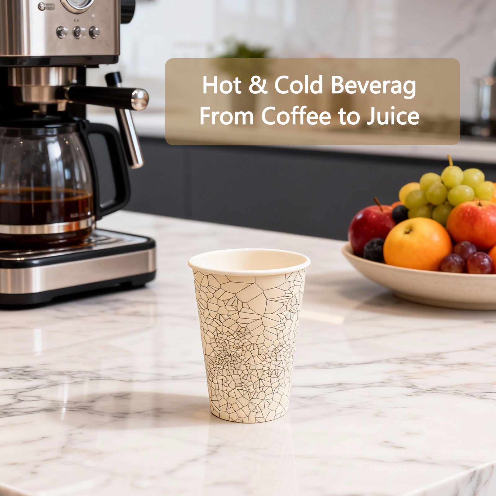 SOPARO 12 Oz Bulk Paper Coffee Cups – 1000 Count Disposable Hot Cups for Coffee Shops & Food Service
（Free Shipping）Save $10 with Local Pickup